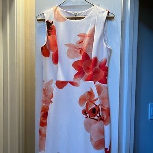 Calvin Klein midi sheath dress